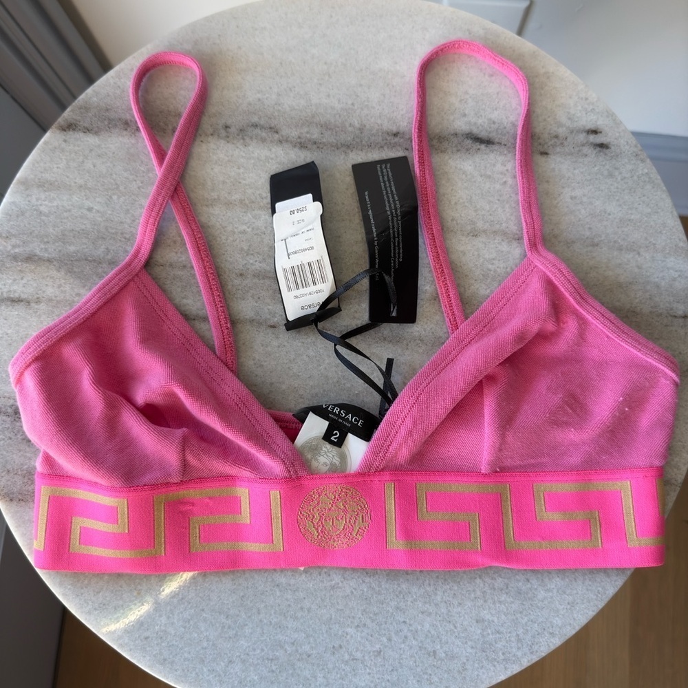 Versace Bikini Top Triangle Spugn - Picture 6 of 13